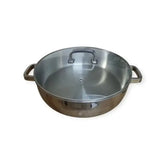 3-Ply Stainless Steel Shallow Casserole Pot 8.6L