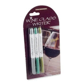 AMT Wine Glass Writer Original Metallic Set of 3