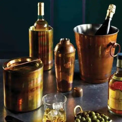 BarCraft Iridescent Copper Champagne Bucket