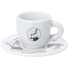 Bialetti Carosello Espresso Cup & Saucer Set of 4