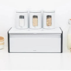 Brabantia Fall Front Bread Bin White
