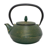 Cast Iron Chinese Teapot Emerald Green 700ml