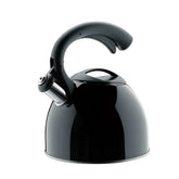 Cilio Count Stovetop Whistling Kettle Black 1.8L