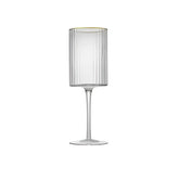 Jan Opulent Red Wine Crystal Glasses Set of 2