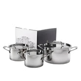 Jan Stainless Steel Pot Set 6 Piece