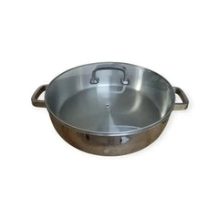 3-Ply Stainless Steel Shallow Casserole Pot 8.6L