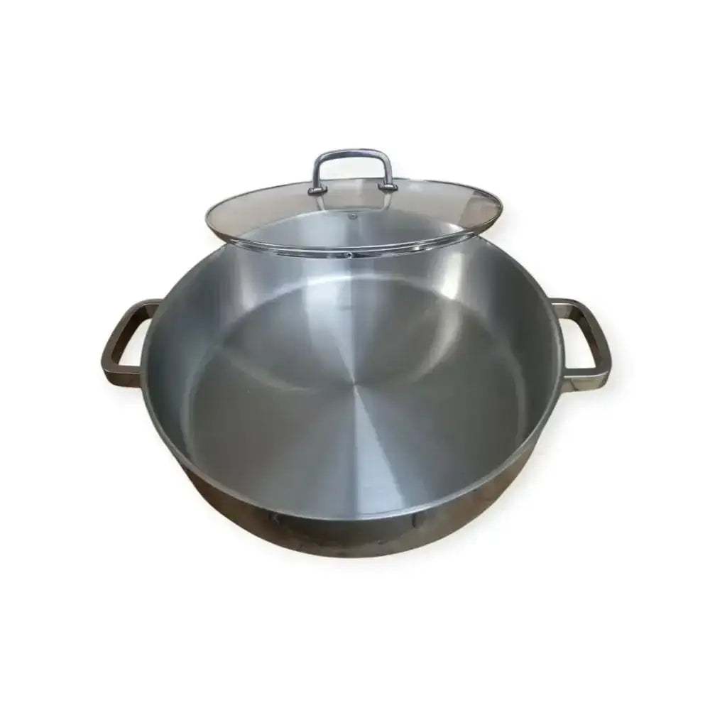 3-Ply Stainless Steel Shallow Casserole Pot 8.6L