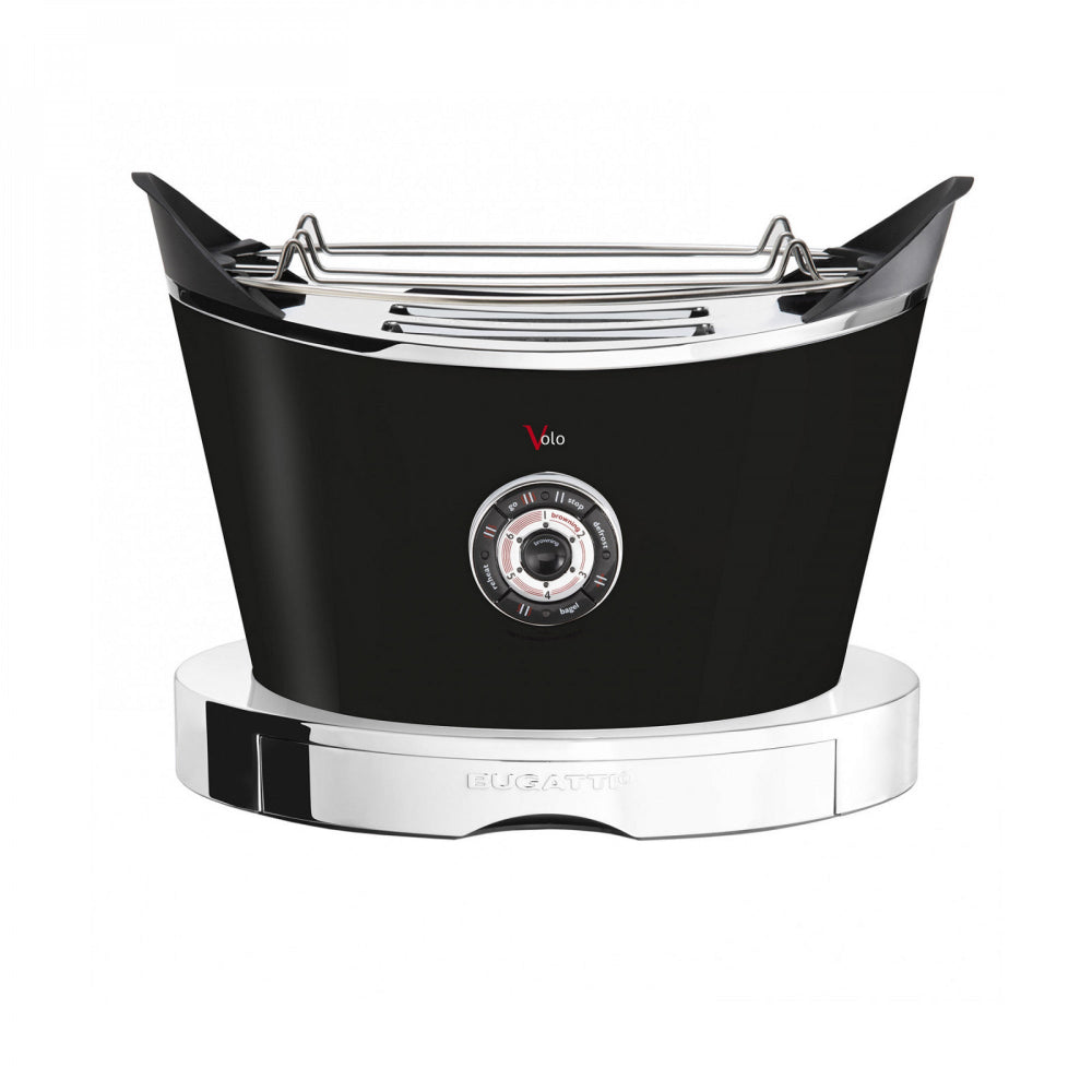 Bugatti Volo V-Shape 2-Slice Toaster Black