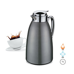 Cilio Venezia Insulated Serving Jug Cool Grey 1.0L