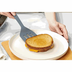 Creative Cooking Silicone Slotted Lifter Small Grey