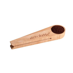 Aerolatte Beechwood Coffee Bag Storage Clip & Scoop