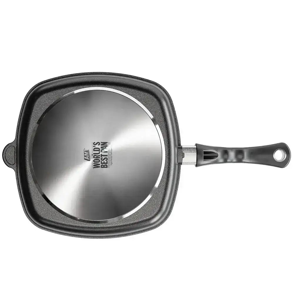 AMT Gastroguss Non Stick Square BBQ Grill Pan 28cm