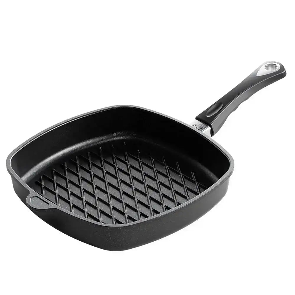 AMT Gastroguss Non Stick Square BBQ Grill Pan 28cm