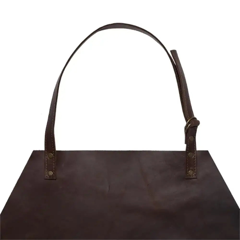 Arrow Leather Goods Full Leather Apron Brown