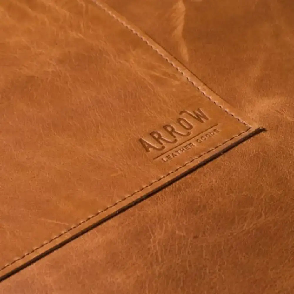 Arrow Leather Goods Full Leather Apron Tan