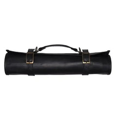Arrow Leather Goods Knife Roll Black Deluxe 14 Slot
