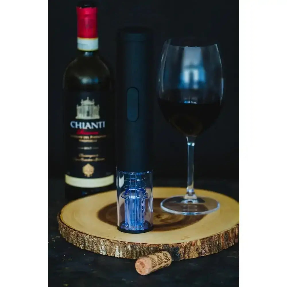 BarCraft Electric Corkscrew Wine Opener with Foil Cutter