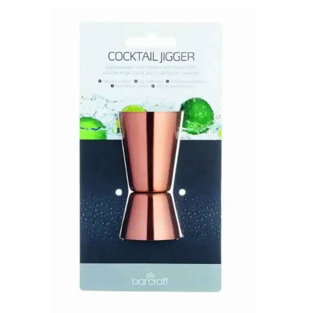 BarCraft Multi Measure Copper Cocktail Jigger