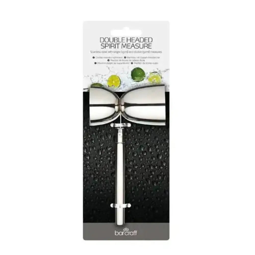 BarCraft Stainless Steel Double Jigger With Handle
