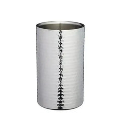 BarCraft Stainless Steel Hammered Finish Wine Cooler