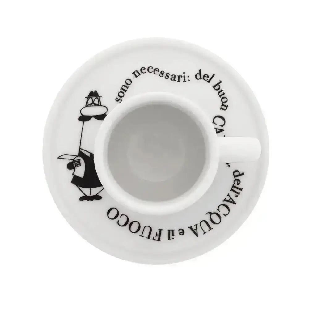 Bialetti Carosello Espresso Cup & Saucer Set of 4