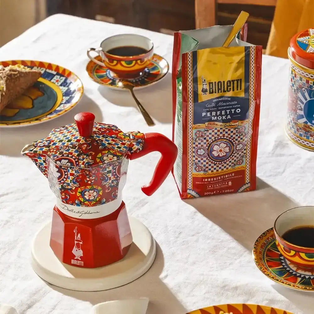 Bialetti Moka Dolce and Gabbana Red 3 Cup