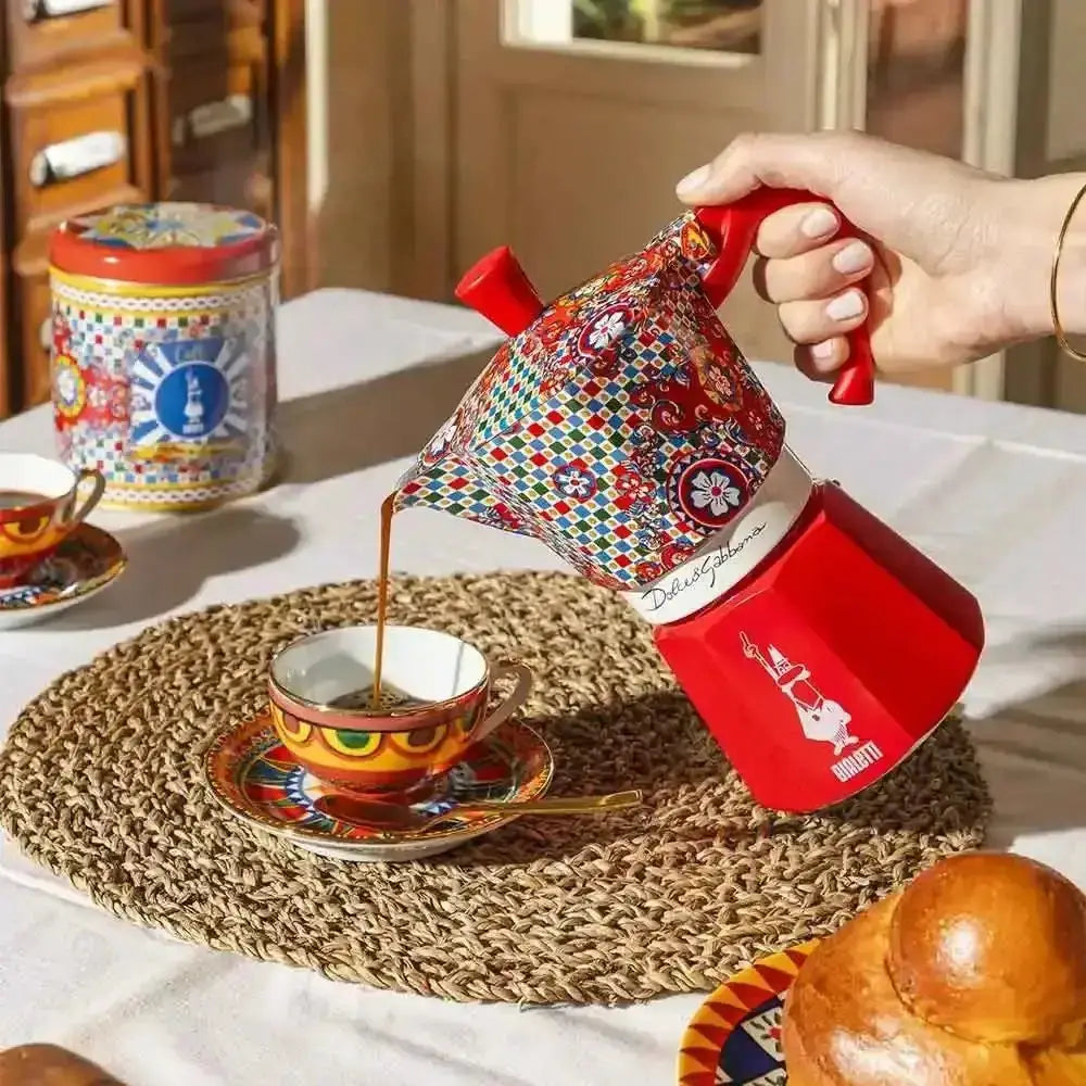 Bialetti Moka Dolce and Gabbana Red 6 Cup