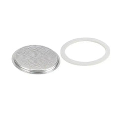Bialetti Moka Express Replacement Gasket and Filter 12 Cup