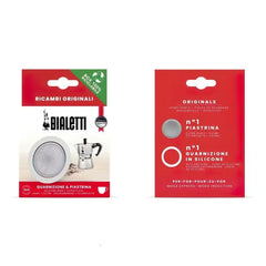 Bialetti Moka Express Replacement Gasket and Filter 9 Cup