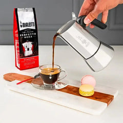 Bialetti Venus Stainless Steel Stovetop Espresso Maker 10-Cup