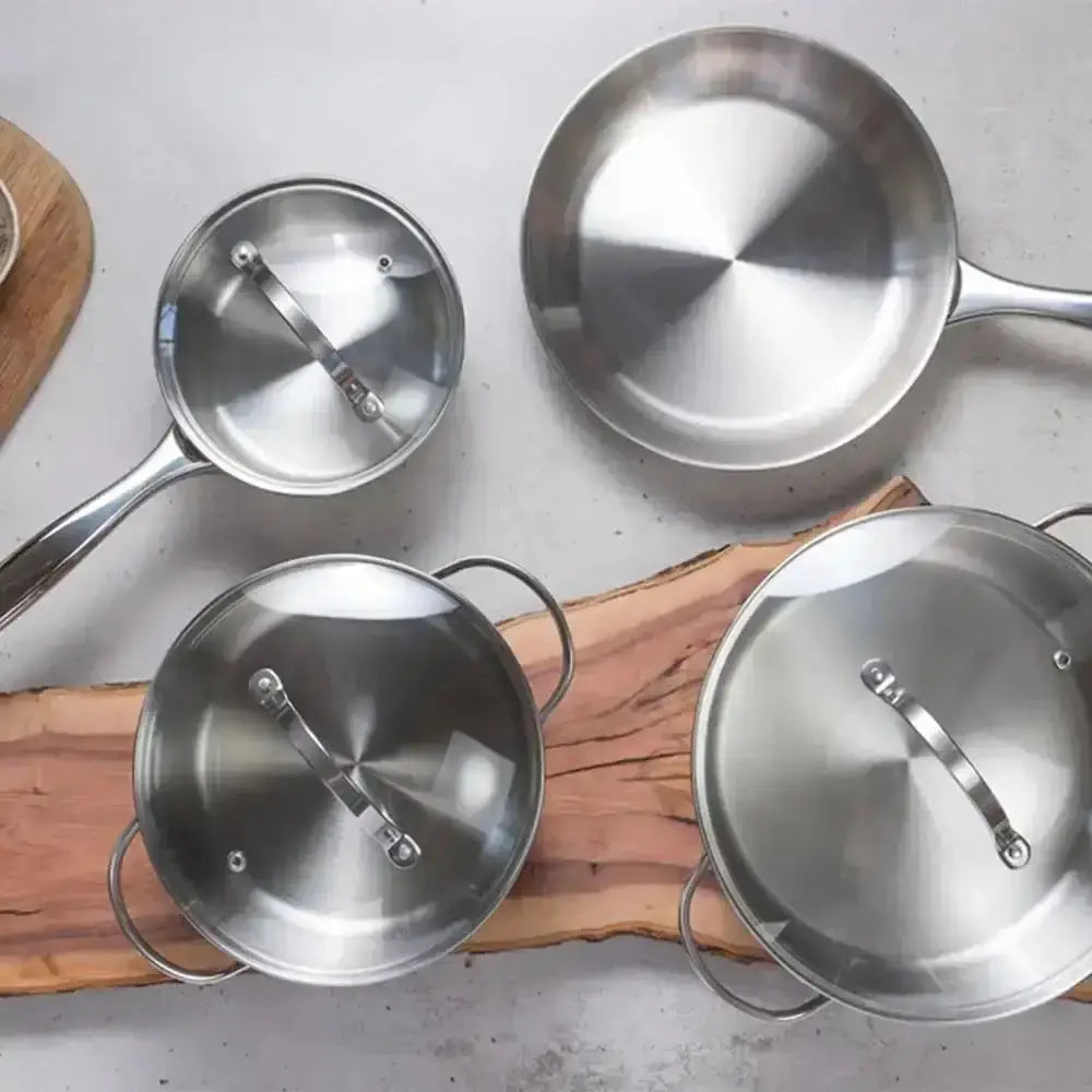 Brabantia Amsterdam Stainless Steel 7-Piece Cookware Set