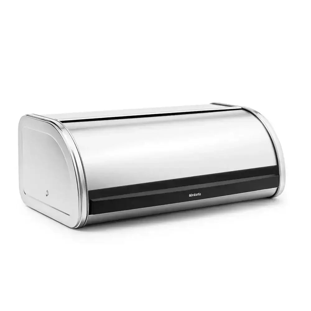 Brabantia Bread Bin Roll Top Matt Steel