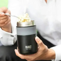 Built Stainless Steel Insulated Food Flask 490ml Pale Blue