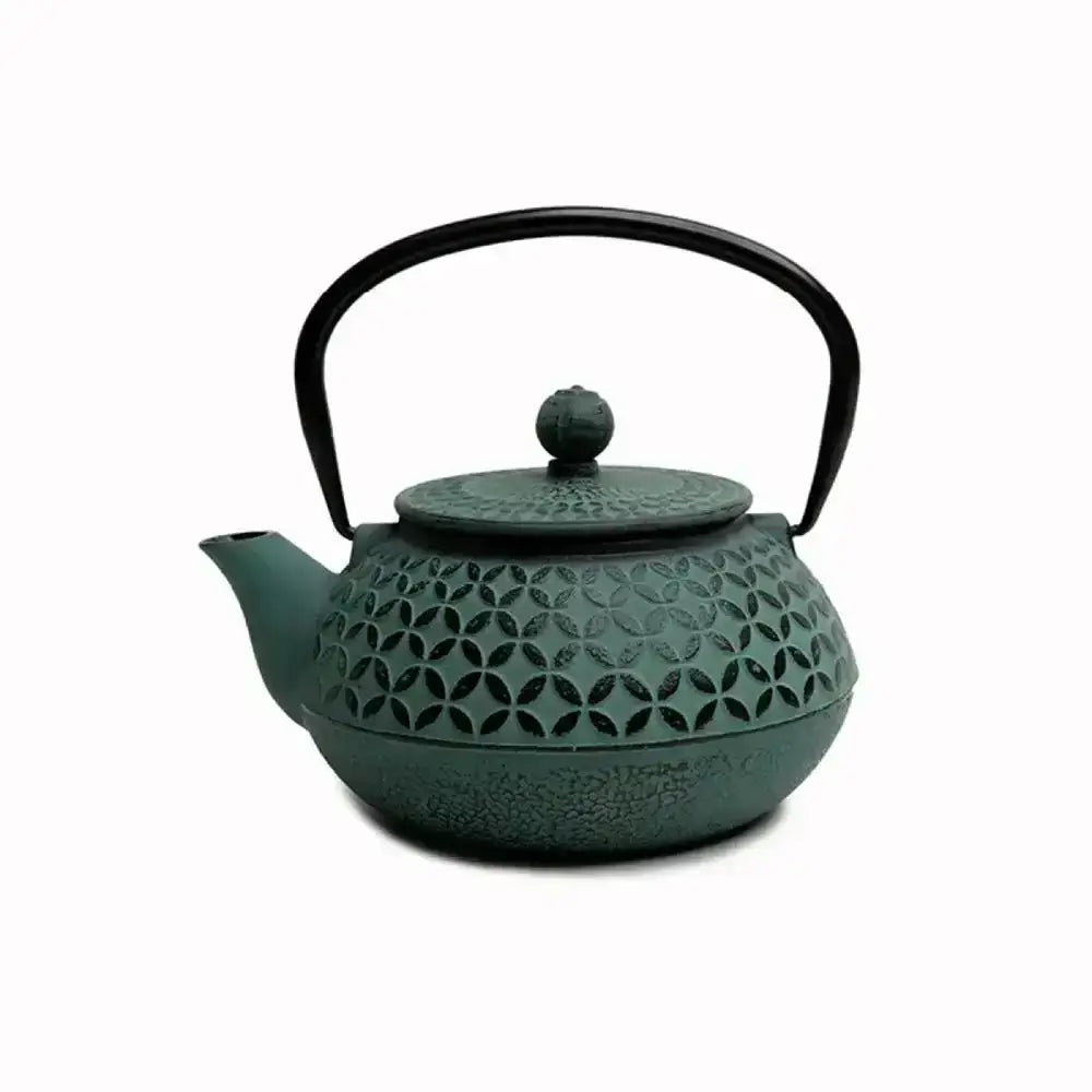 Cast Iron Chinese Teapot Green 800ml