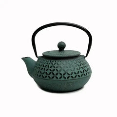 Cast Iron Chinese Teapot Green 800ml