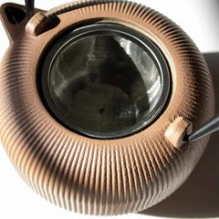 Cast Iron Chinese Teapot Sandstone 1.0L