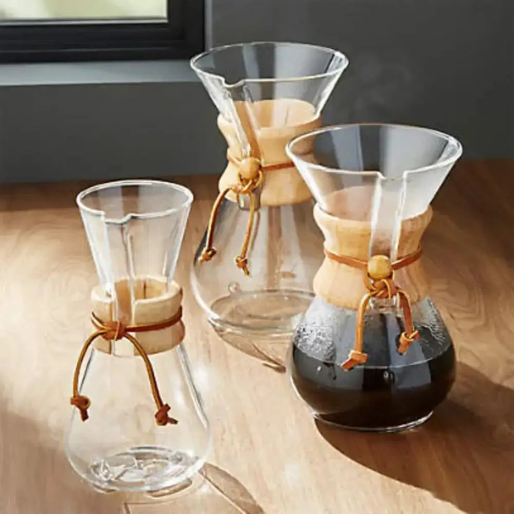 Chemex Classic Pour Over Coffee Maker Glass 8 Cup