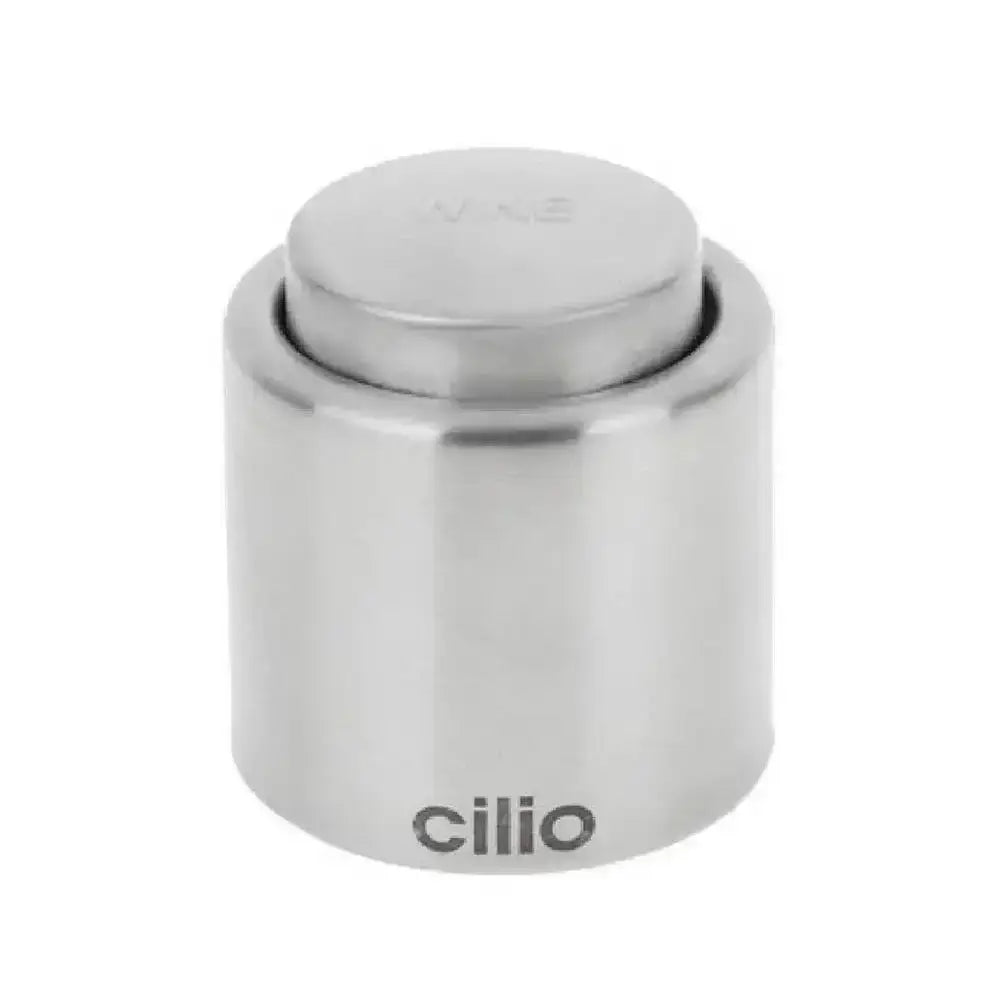 Cilio Champagne Bottle Stopper With Pop-Up Seal