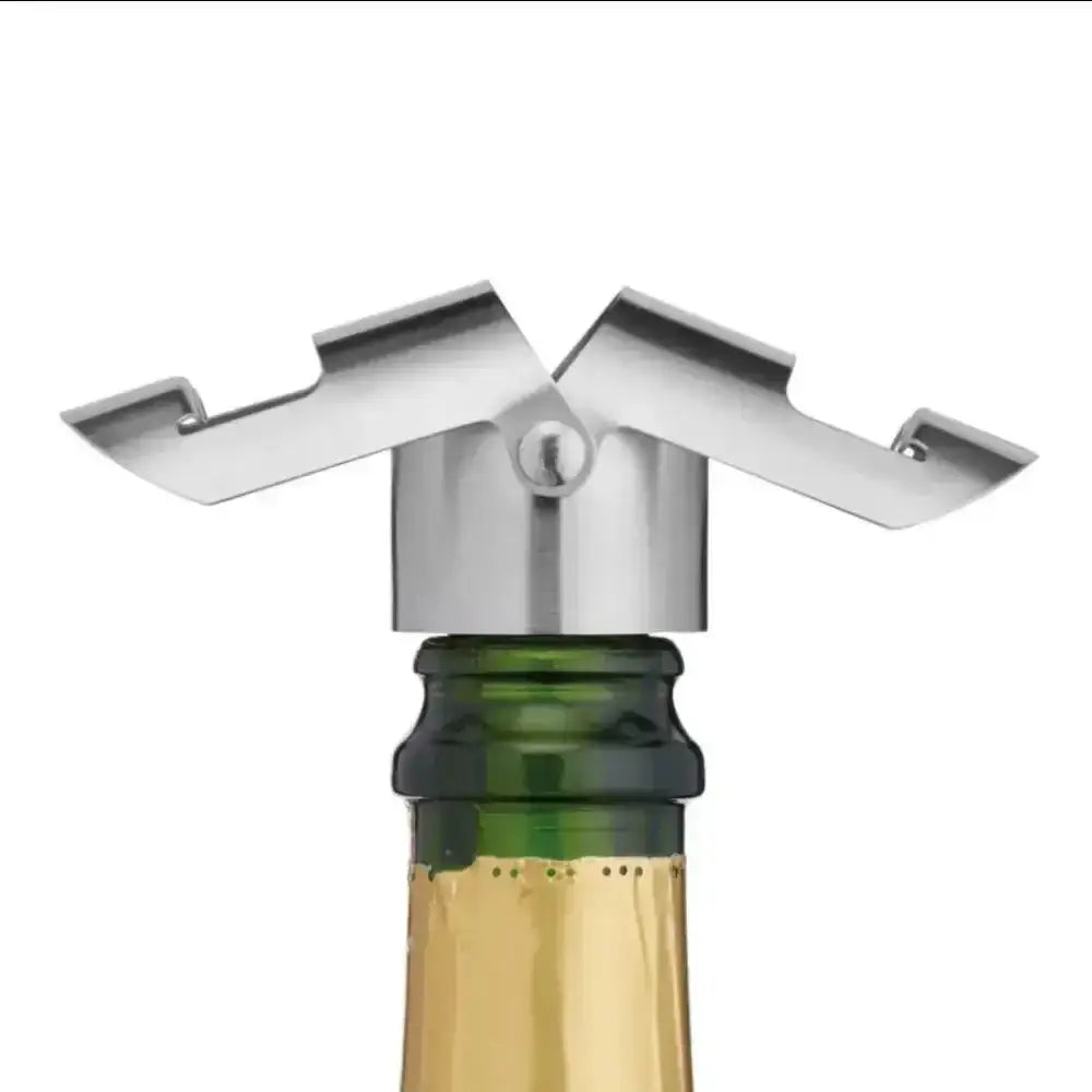 Cilio Stainless Steel Champagne Stopper Satin