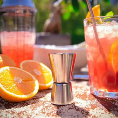 Cilio Stainless Steel Double Cocktail Jigger