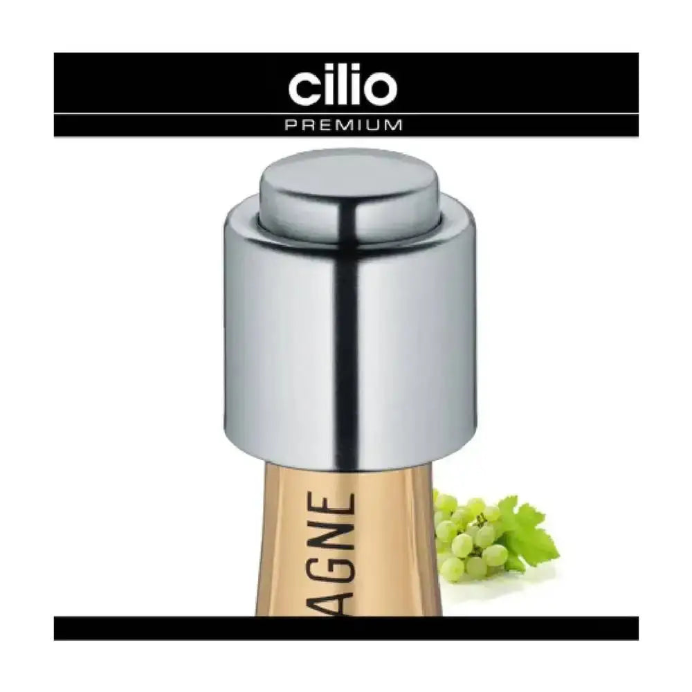 Cilio Stainless Steel Wine Bottle Stopper
