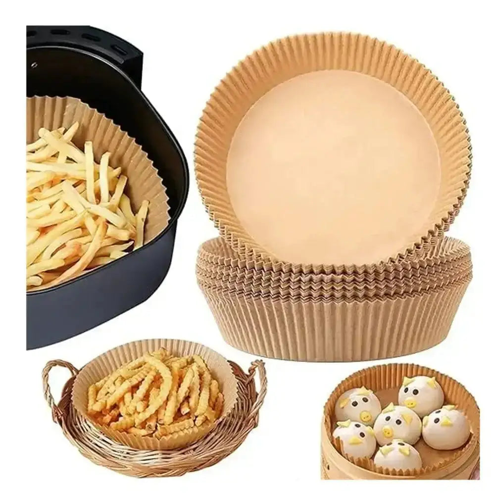 Creative Cooking Airfryer Liners Round Set of 50