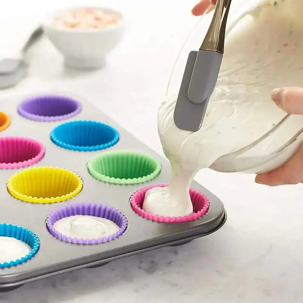 Creative Cooking Silicone Muffin Cup Set of 12