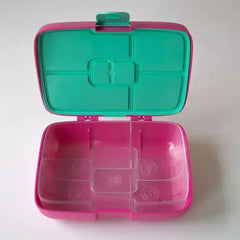 Crunchbox Classic 5 Compartment Lunchbox Pink Unicorn