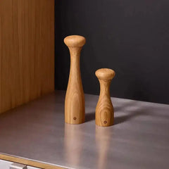 CrushGrind Lyon Salt & Pepper Grinder Oak 30cm