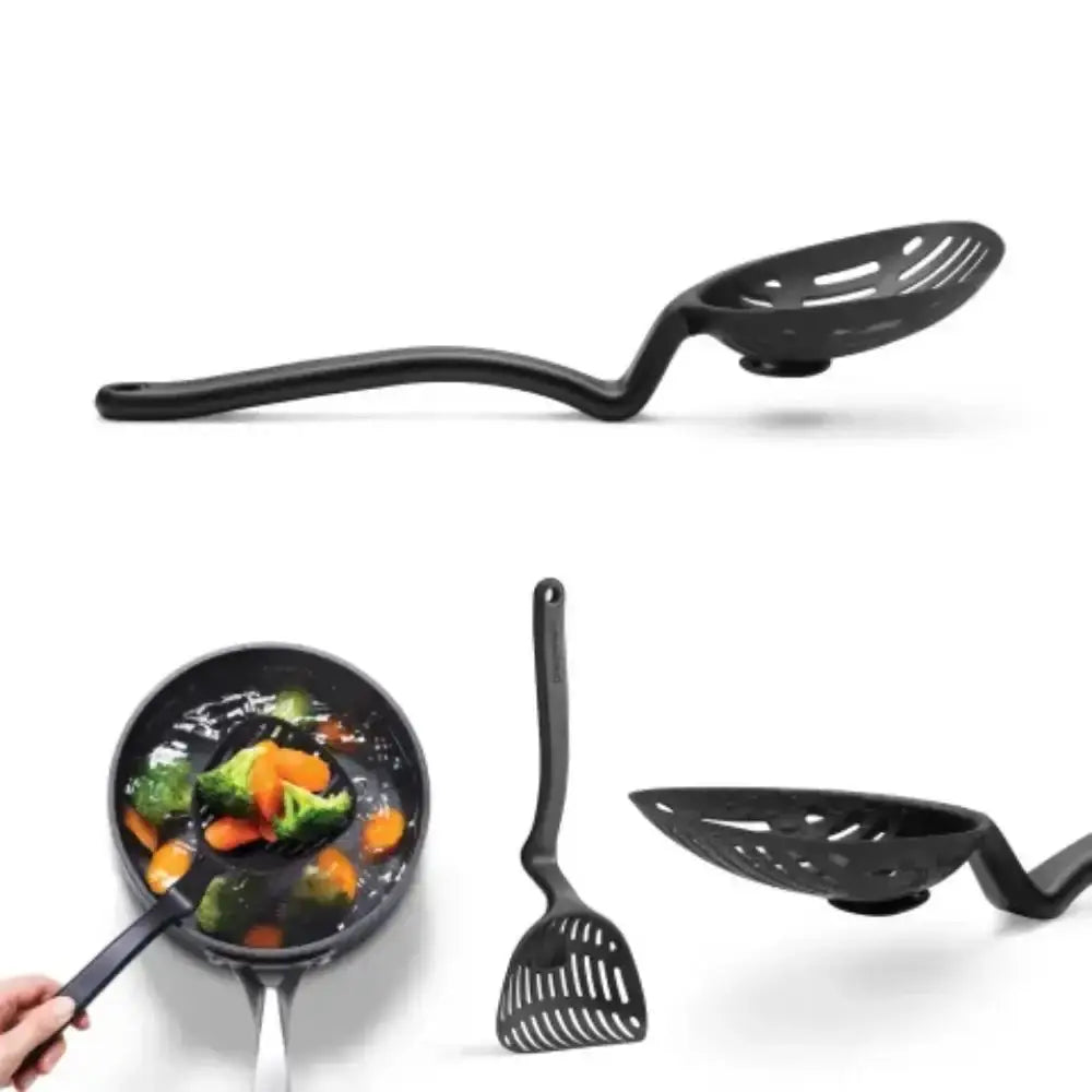Dreamfarm Lestrain Dripless Strainer Black
