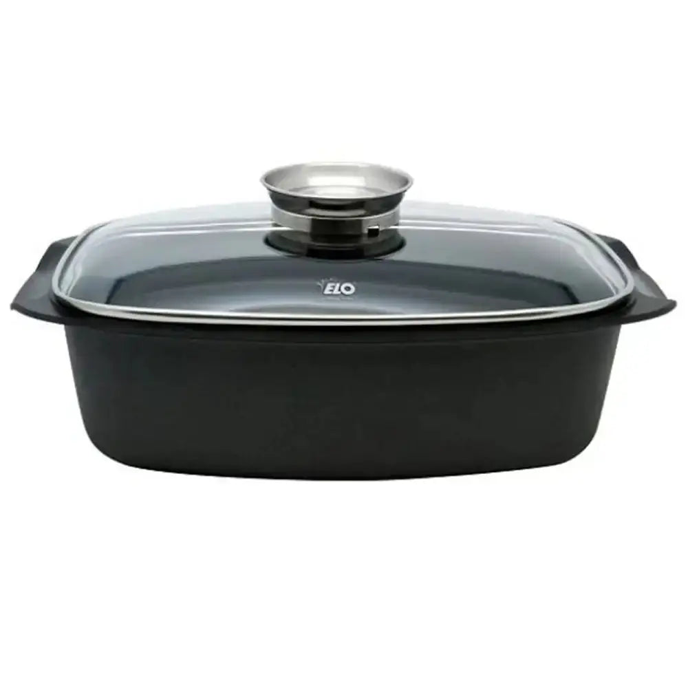 Elo Alucast Rectangular Roasting Pan with Lid 40x22cm