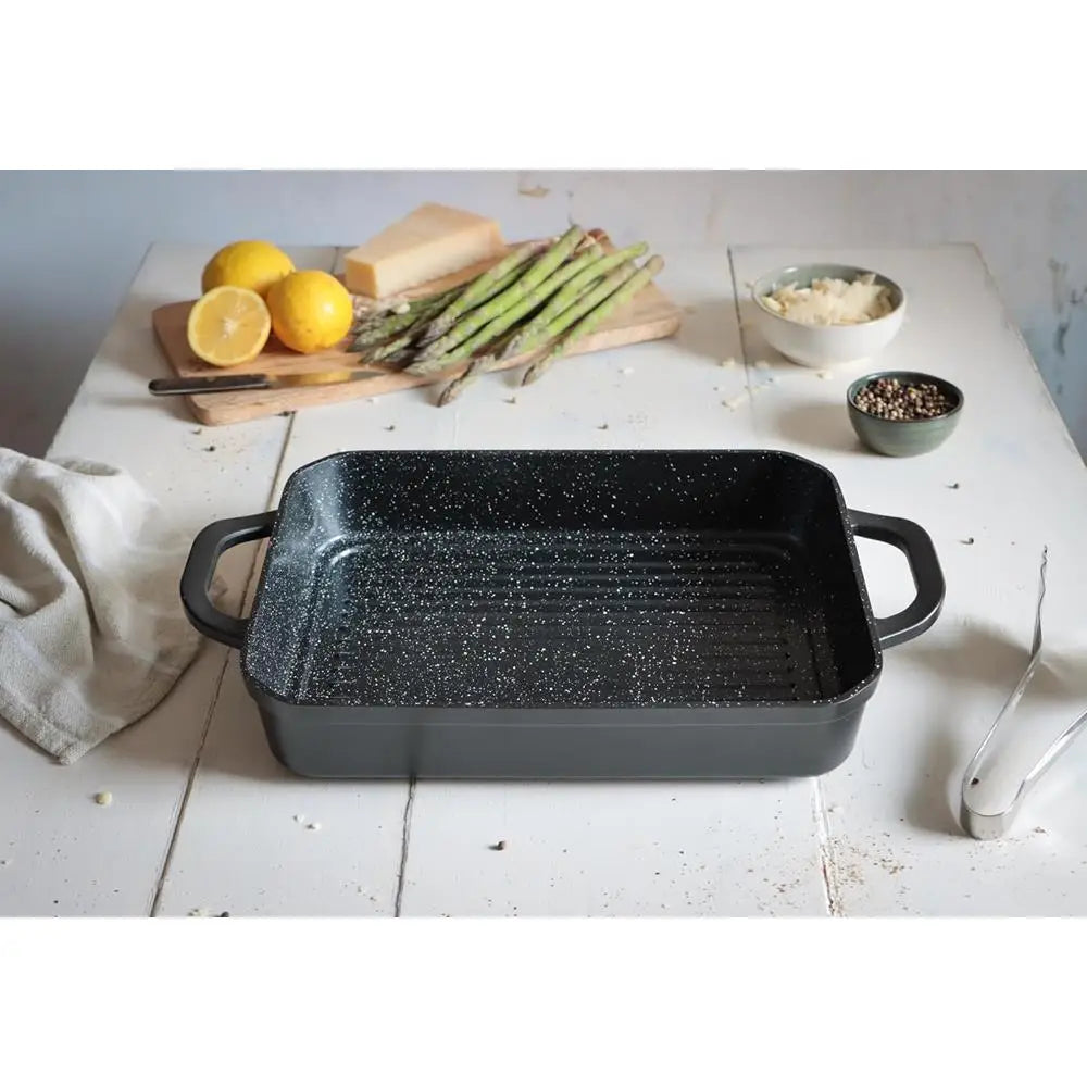 Elo Belugo Titanium Rectangle BBQ Roaster Grill 41x26cm