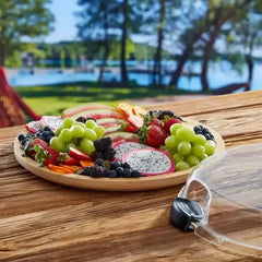 Farberware Bamboo Round Serving Board 35.5cm