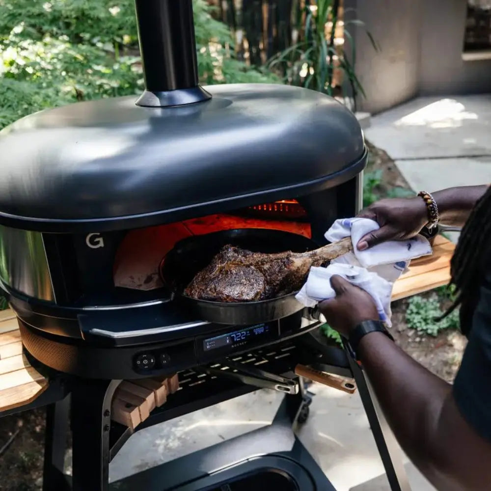 Gozney Dome Gen2 Dual Fuel Outdoor Pizza Oven Off Black